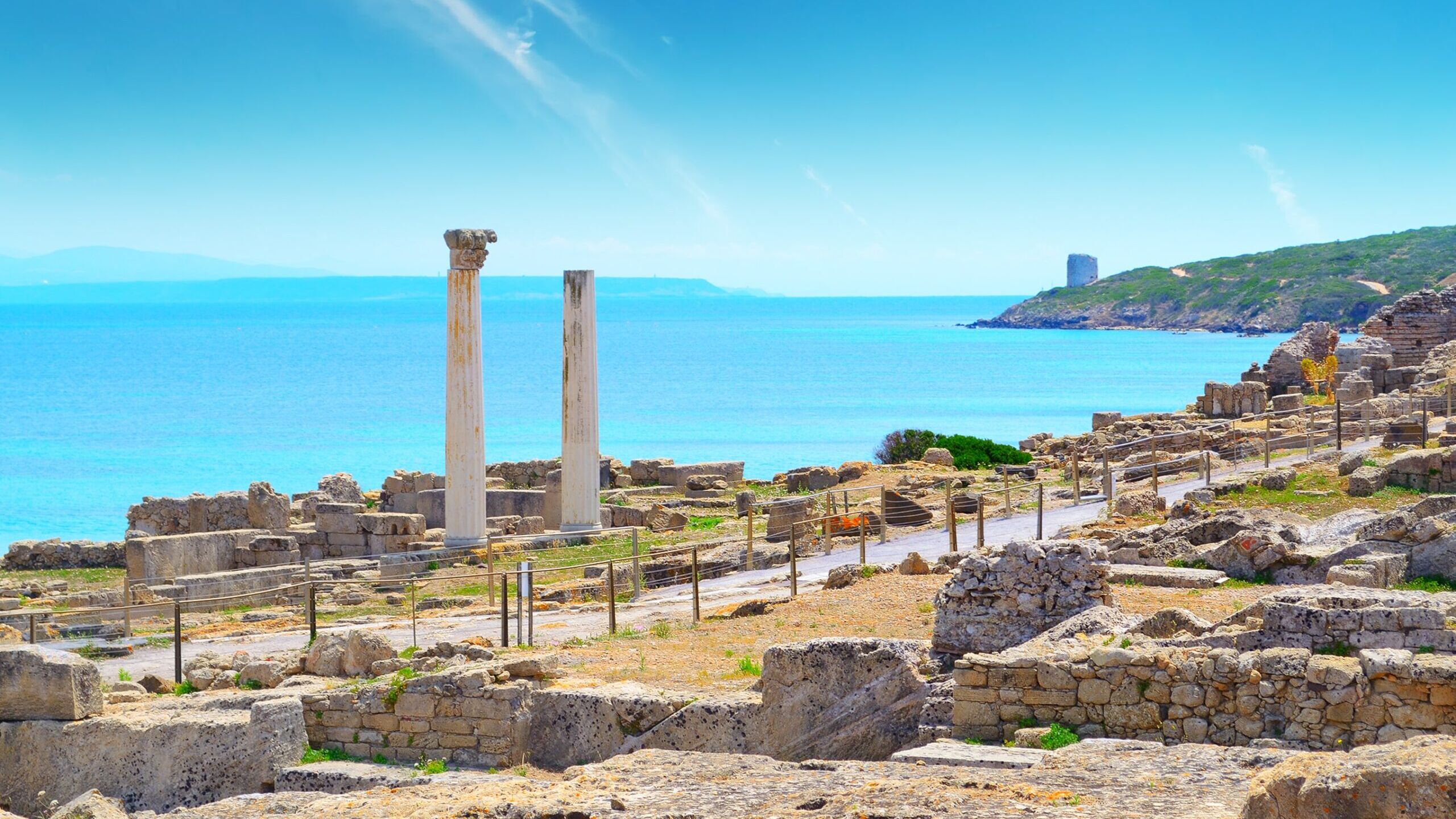 Panorama della città di Tharros